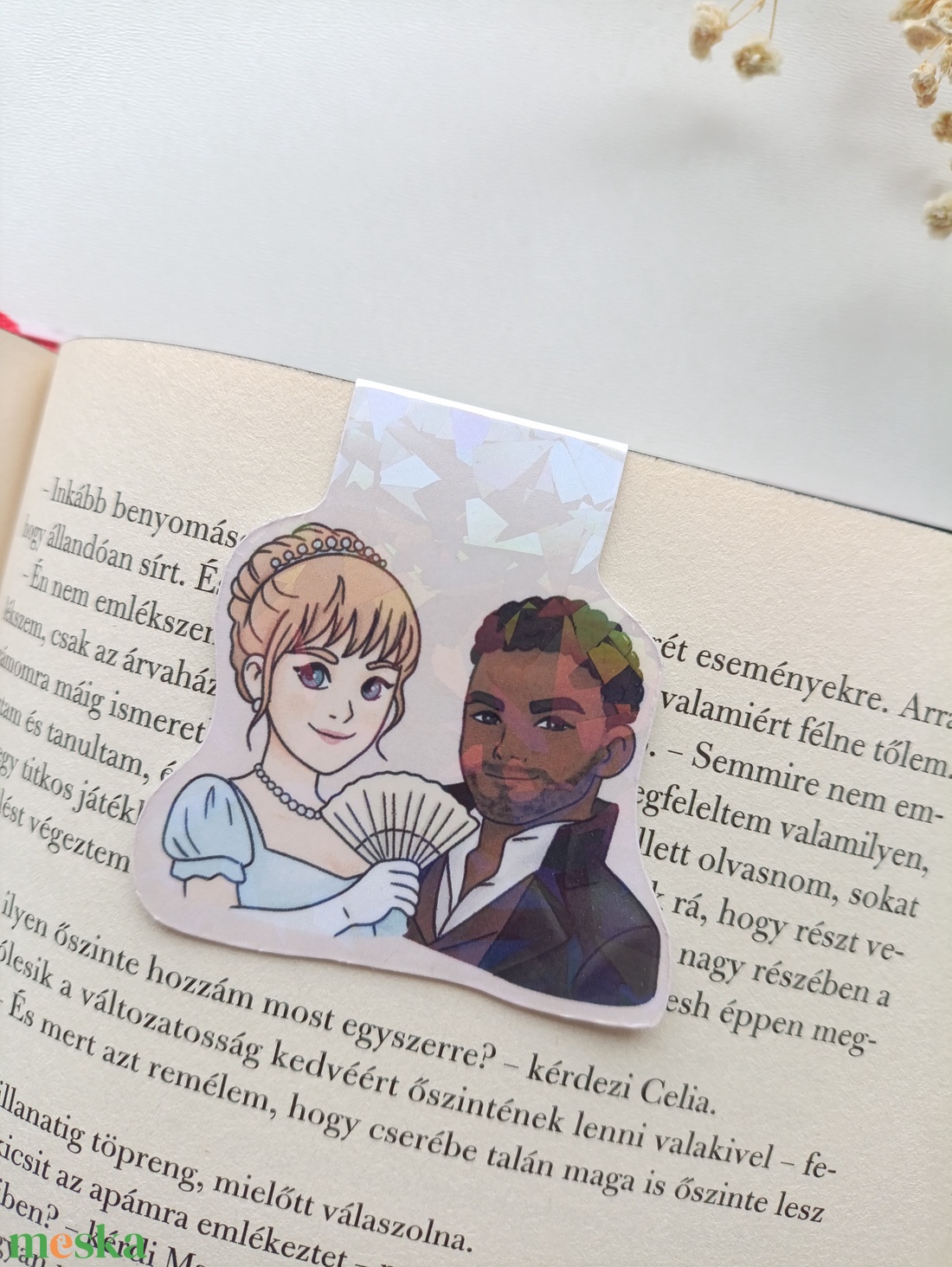 Bridgerton mágneses könyvjelző - Daphne Simon - könyv & zene - könyvjelző - Meska.hu