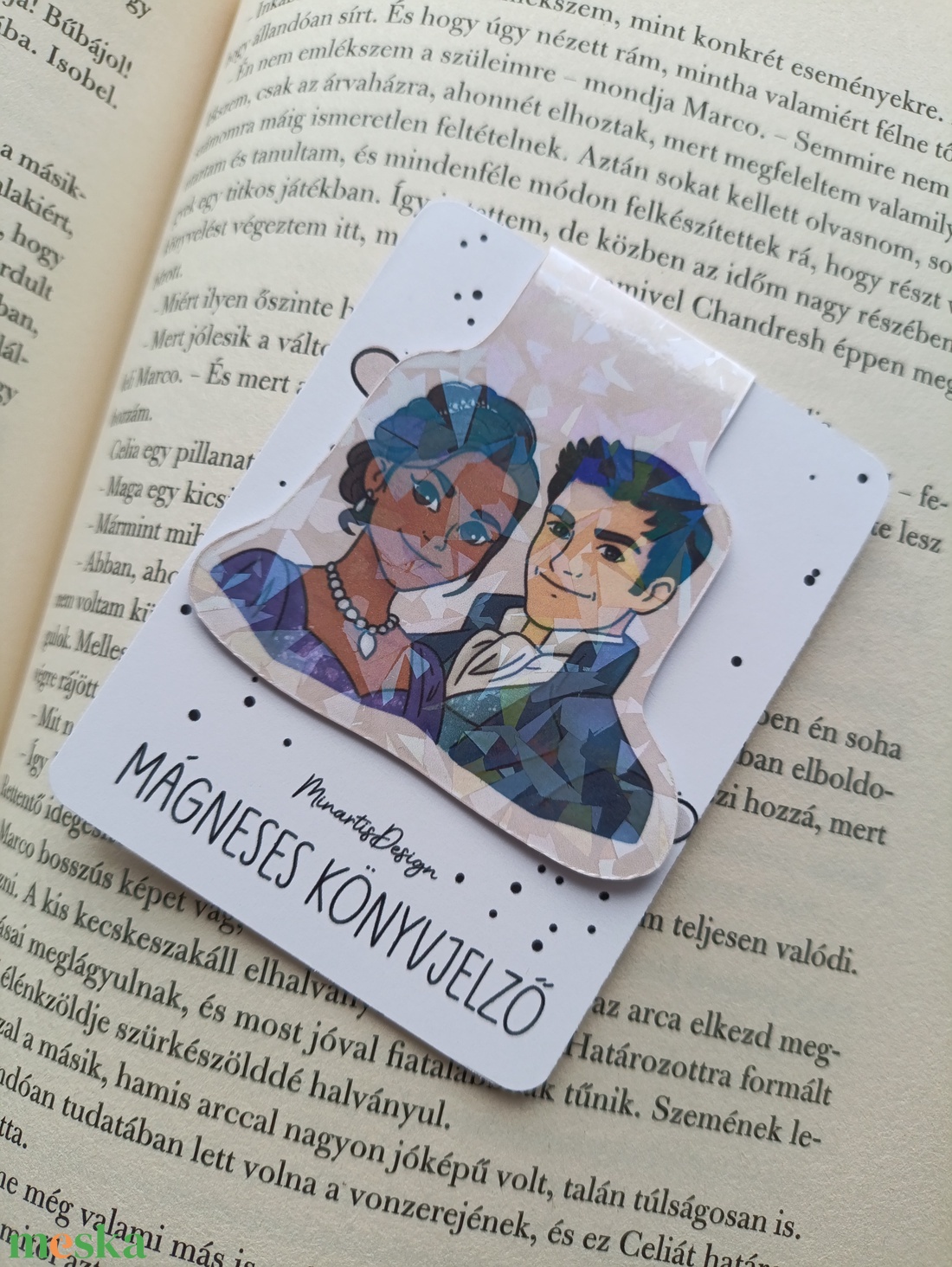 Bridgerton mágneses könyvjelző - Anthony Kate  - könyv & zene - könyvjelző - Meska.hu
