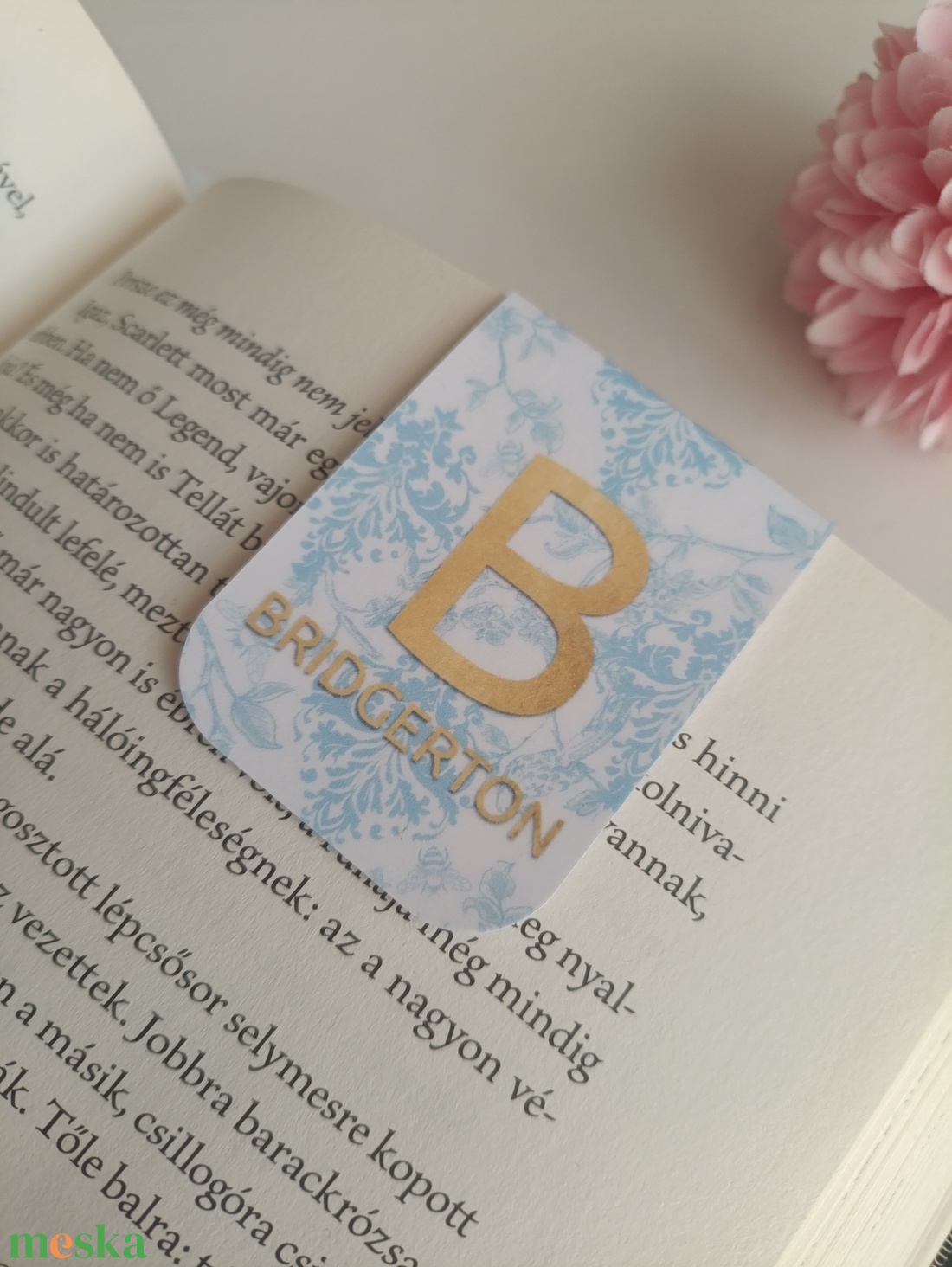 Bridgerton jegyzettömb és mágneses könyvjelző szett - otthon & életmód - papír, írószer - jegyzetfüzet & napló - Meska.hu