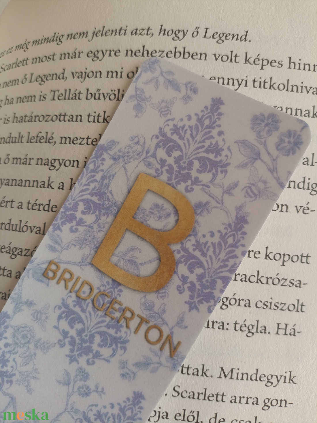 Bridgerton mintás könyvjelző - könyv & zene - könyvjelző - Meska.hu