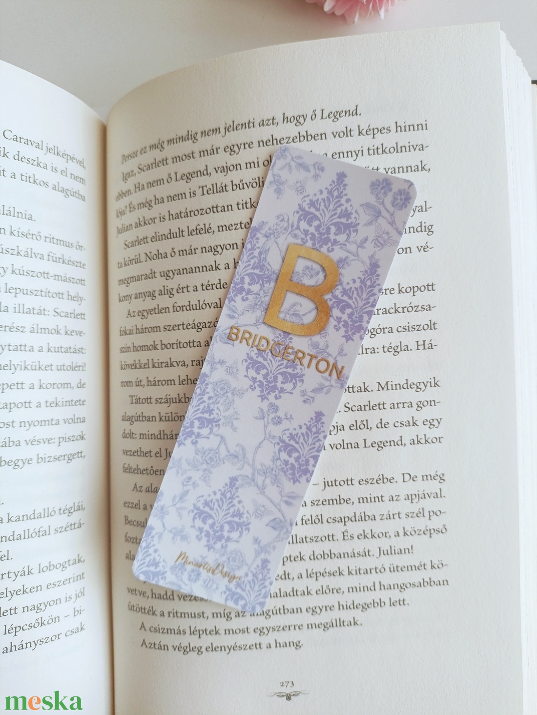 Bridgerton jegyzettömb és könyvjelző szett - otthon & életmód - papír, írószer - jegyzetfüzet & napló - Meska.hu