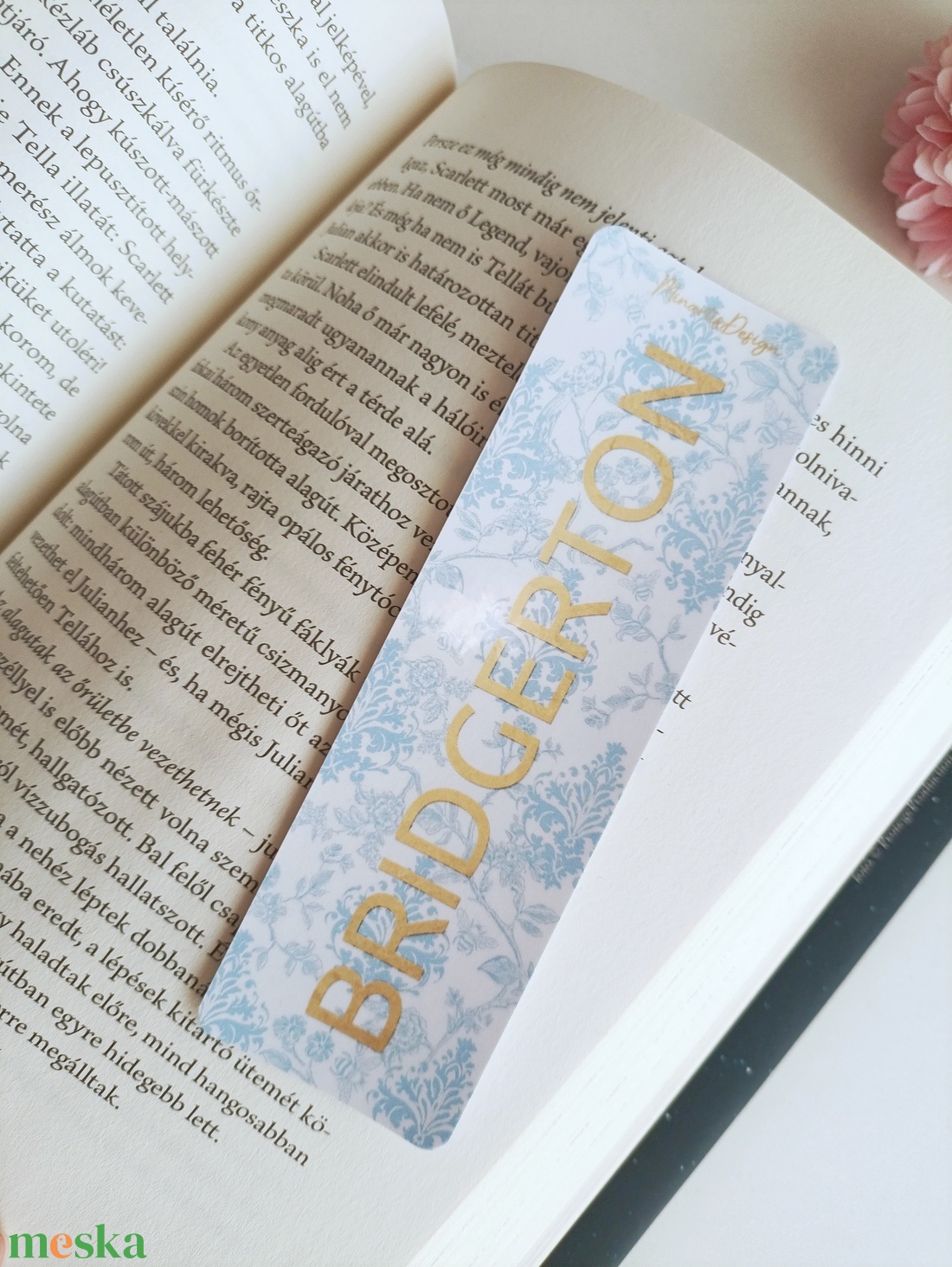 Bridgerton jegyzettömb és könyvjelző szett - otthon & életmód - papír, írószer - jegyzetfüzet & napló - Meska.hu