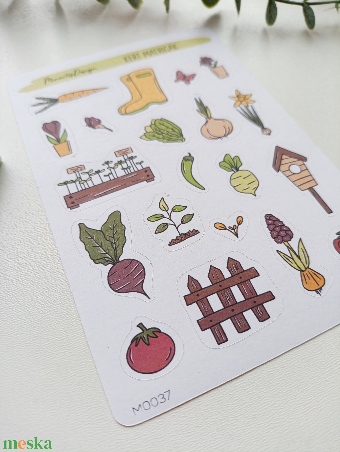 Matricaív - kert matricák - otthon & életmód - papír, írószer - matrica, matrica csomag - Meska.hu