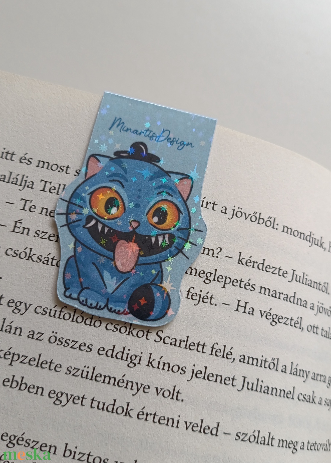 Mágneses könyvjelző - kpop demon hunters tigris Derpy - könyv & zene - könyvjelző - Meska.hu