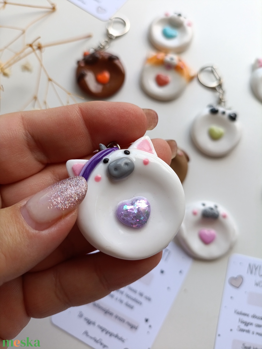 Worry stone cuki állatos nyugikő  - otthon & életmód - dekoráció - dekoratív figurák és szobrok - Meska.hu