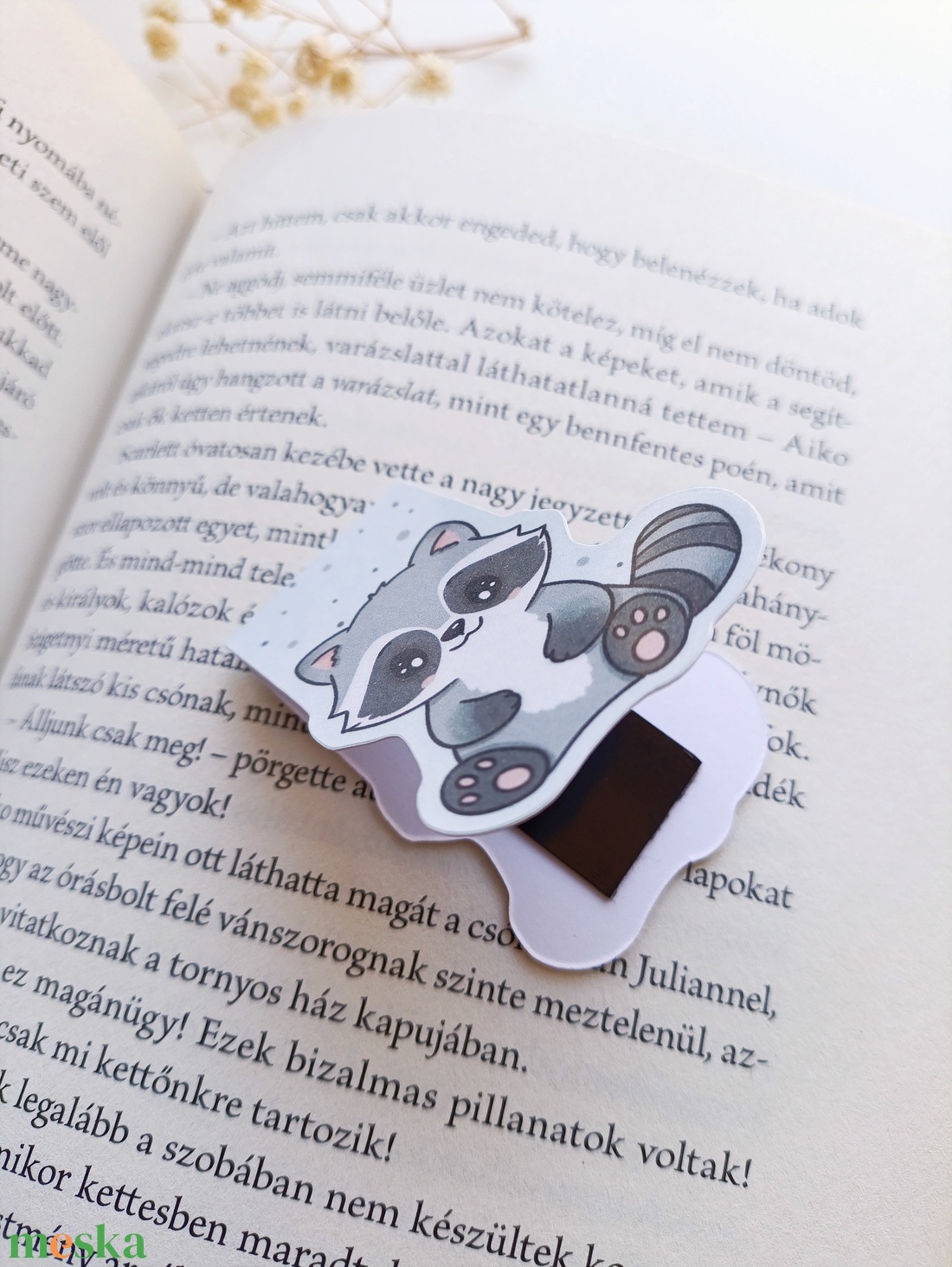 Mosómaci mágneses könyvjelző - könyv & zene - könyvjelző - Meska.hu
