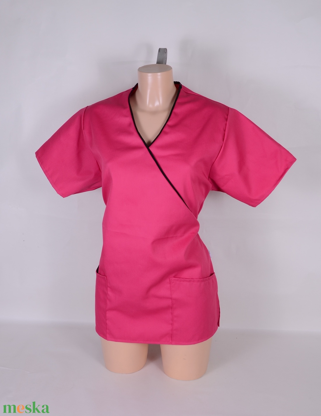 Pink tunika egészségügyi/óvónői/szépségipari munkaruha - ruha & divat - munkaruha - Meska.hu