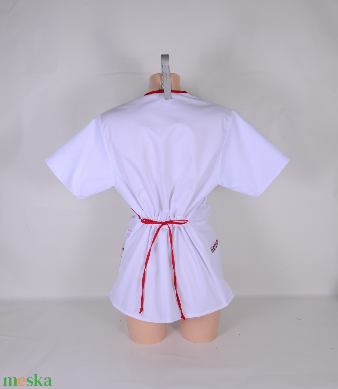 Karácsonyi manó mintás tunika egészségügyi/óvónői/szépségipari munkaruha - ruha & divat - női ruha - tunika - Meska.hu