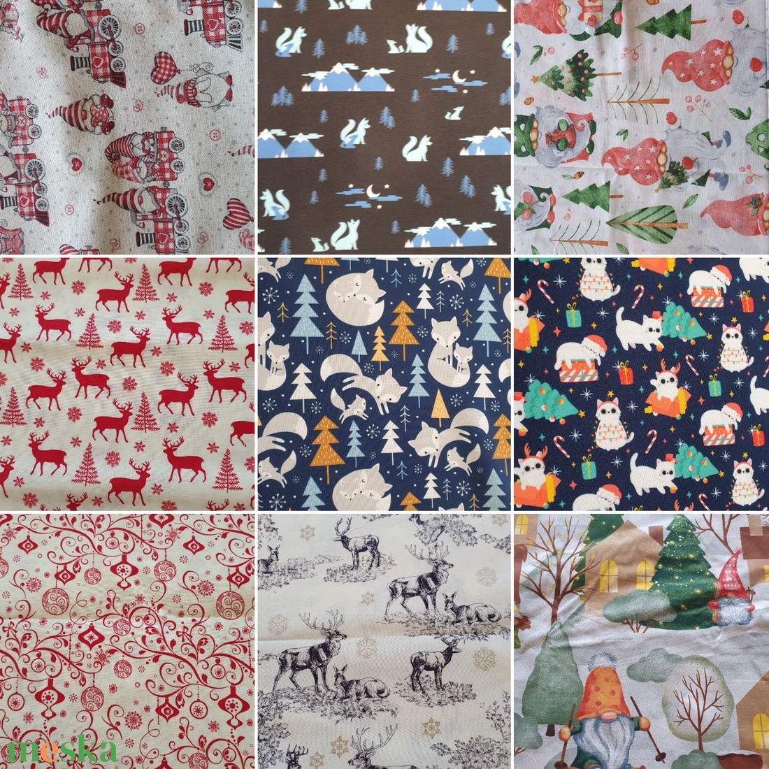 Sok mintában mikulás zsák névhimzéssel - karácsony - mikulás - mikulás zsák - Meska.hu