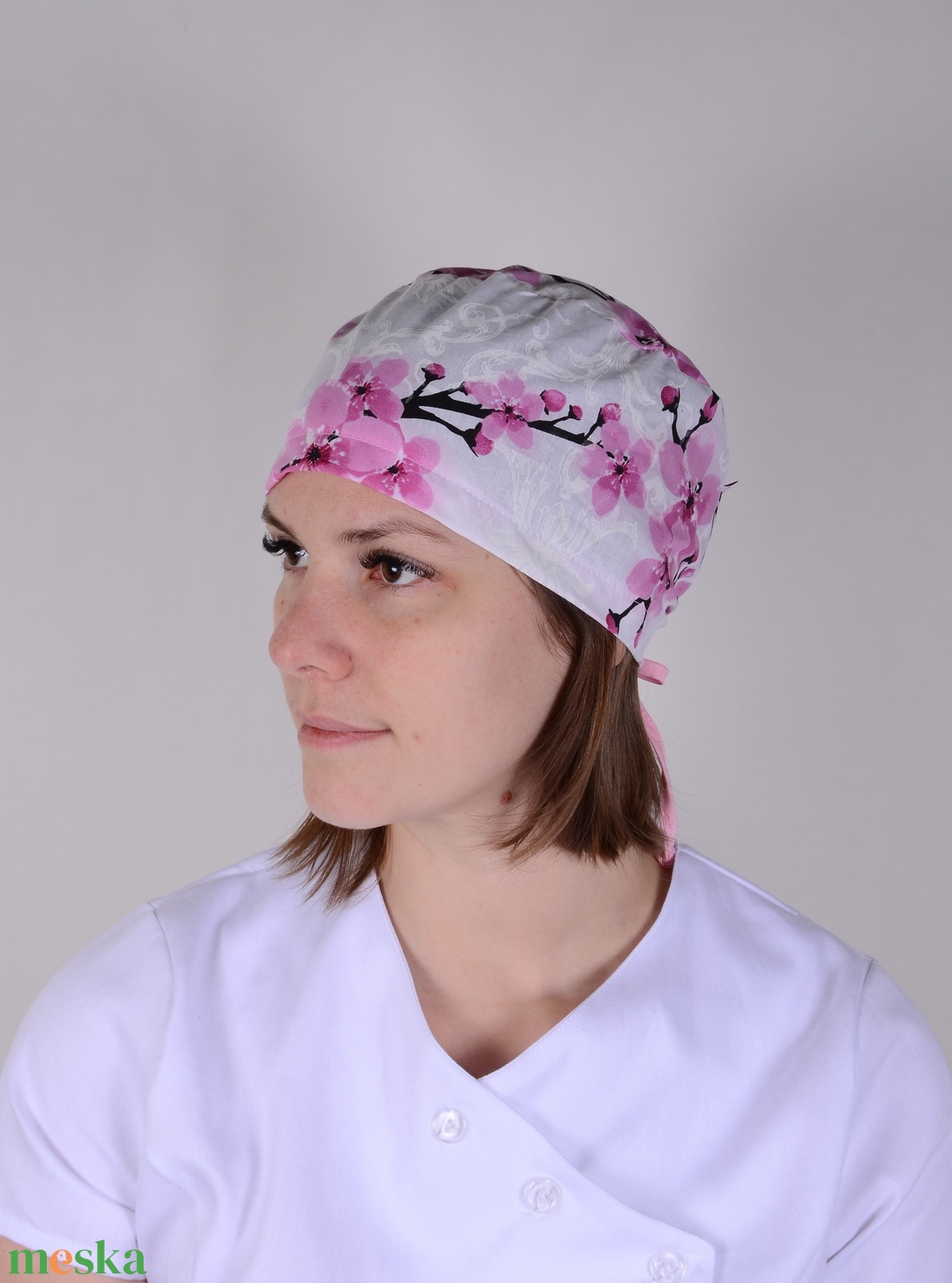 Műtős sapka - sakura minta - ruha & divat - munkaruha - Meska.hu Műtős sapka - sakura minta - ruha & divat - munkaruha - Meska.hu