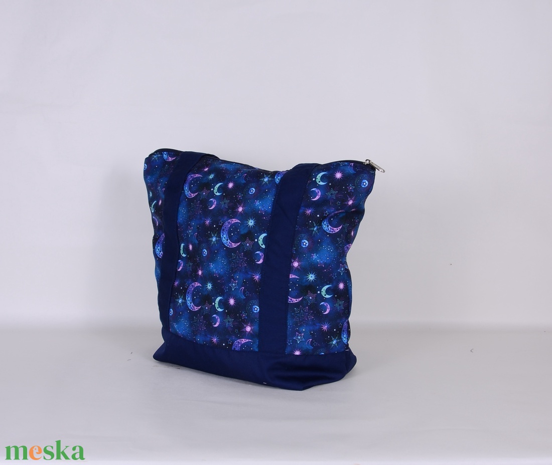 Hold és csillagok textil tot táska - táska & tok - kézitáska & válltáska - válltáska - Meska.hu