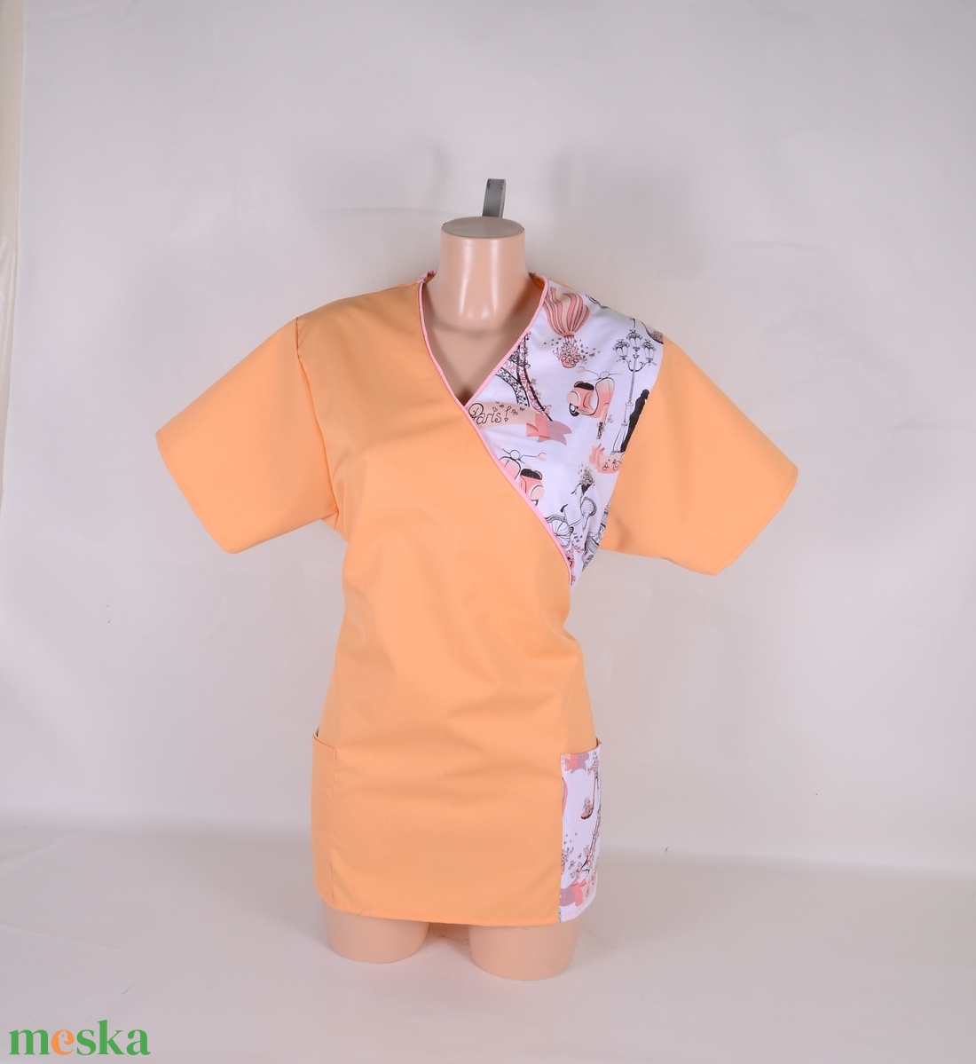 Párizs mintás tunika egészségügyi/óvónői/szépségipari munkaruha - ruha & divat - munkaruha - Meska.hu Párizs mintás tunika egészségügyi/óvónői/szépségipari munkaruha - ruha & divat - munkaruha - Meska.hu