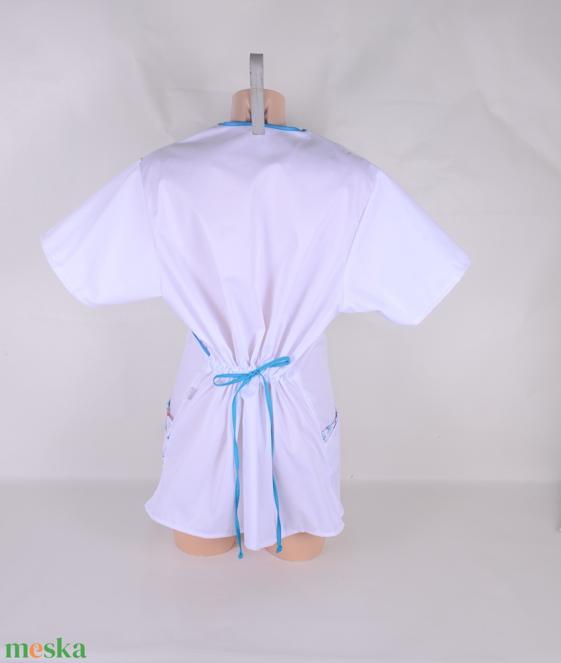 Xl méret Hajó mintás tunika egészségügyi/óvónői/szépségipari munkaruha - ruha & divat - munkaruha - Meska.hu