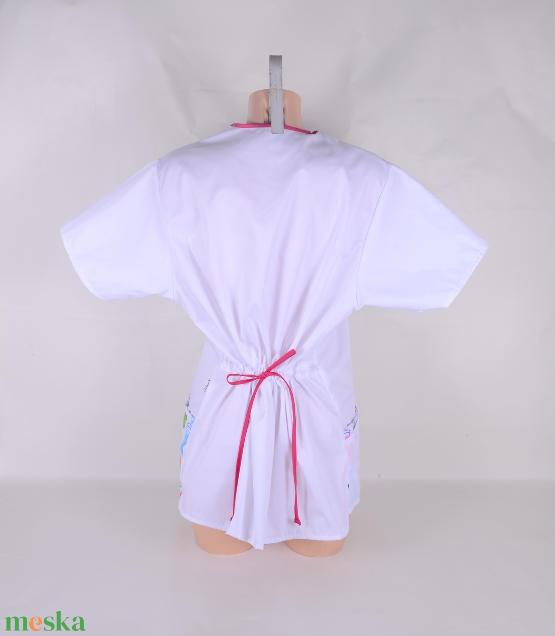 Xl méret Lombik mintás tunika egészségügyi/óvónői/szépségipari munkaruha - ruha & divat - munkaruha - Meska.hu