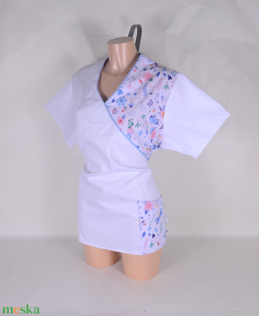 Xl tunika egészségügyi/óvónői/szépségipari munkaruha - ruha & divat - munkaruha - Meska.hu