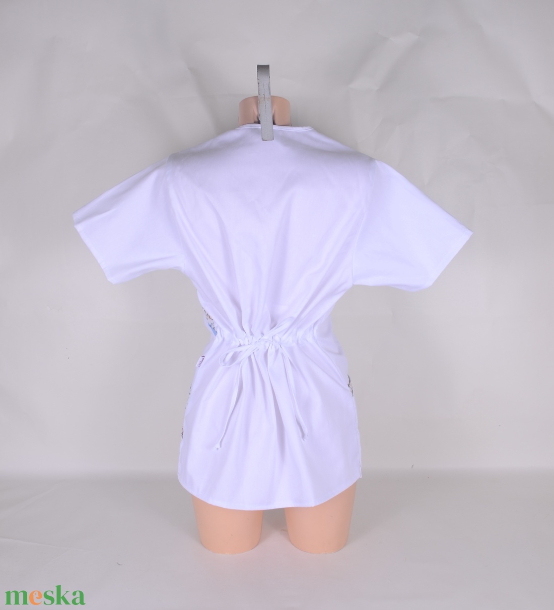 Baba mintás tunika egészségügyi/óvónői/szépségipari munkaruha - ruha & divat - munkaruha - Meska.hu