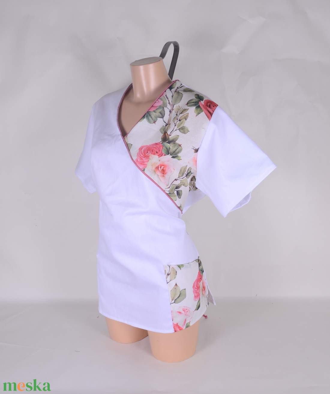 Xl tunika egészségügyi/óvónői/szépségipari munkaruha - ruha & divat - munkaruha - Meska.hu