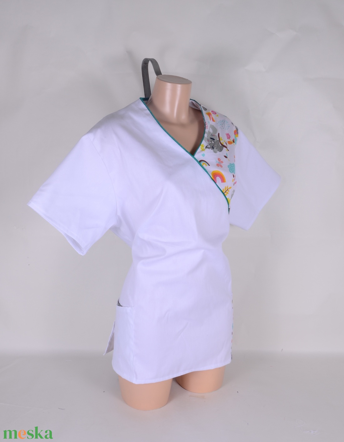 2xL tunika egészségügyi/óvónői/szépségipari munkaruha - ruha & divat - munkaruha - Meska.hu