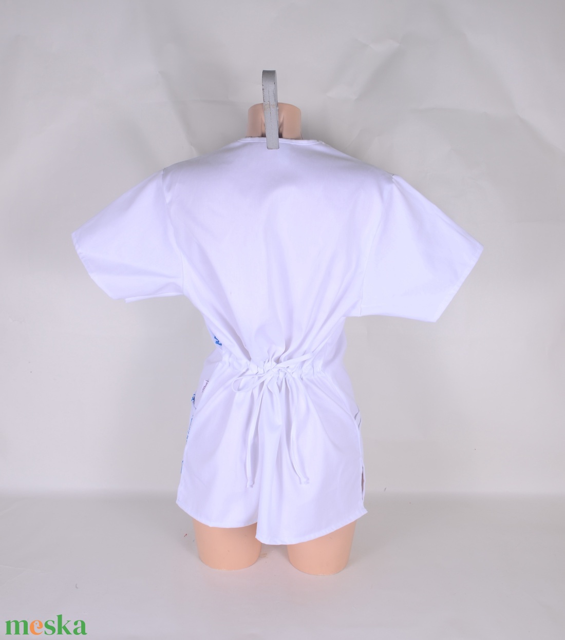 Orvosi mintás tunika egészségügyi/óvónői/szépségipari munkaruha - ruha & divat - munkaruha - Meska.hu