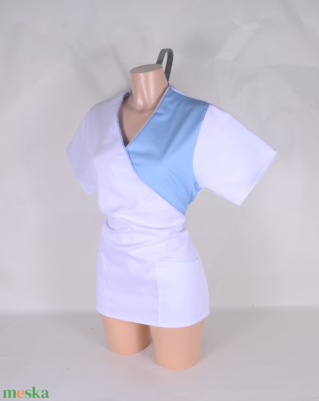 M méretű tunika egészségügyi/óvónői/szépségipari munkaruha - ruha & divat - munkaruha - Meska.hu