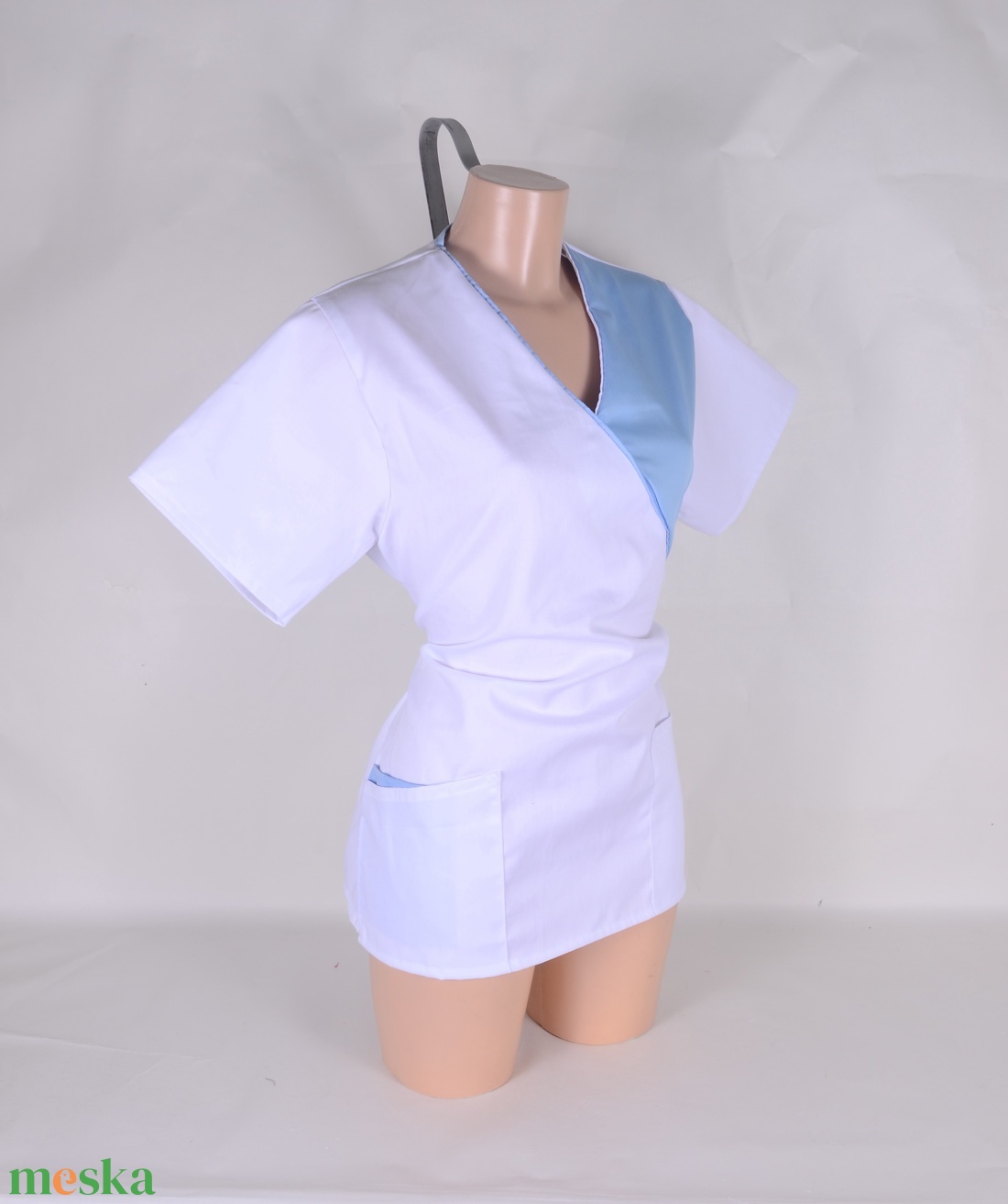 M méretű tunika egészségügyi/óvónői/szépségipari munkaruha - ruha & divat - munkaruha - Meska.hu