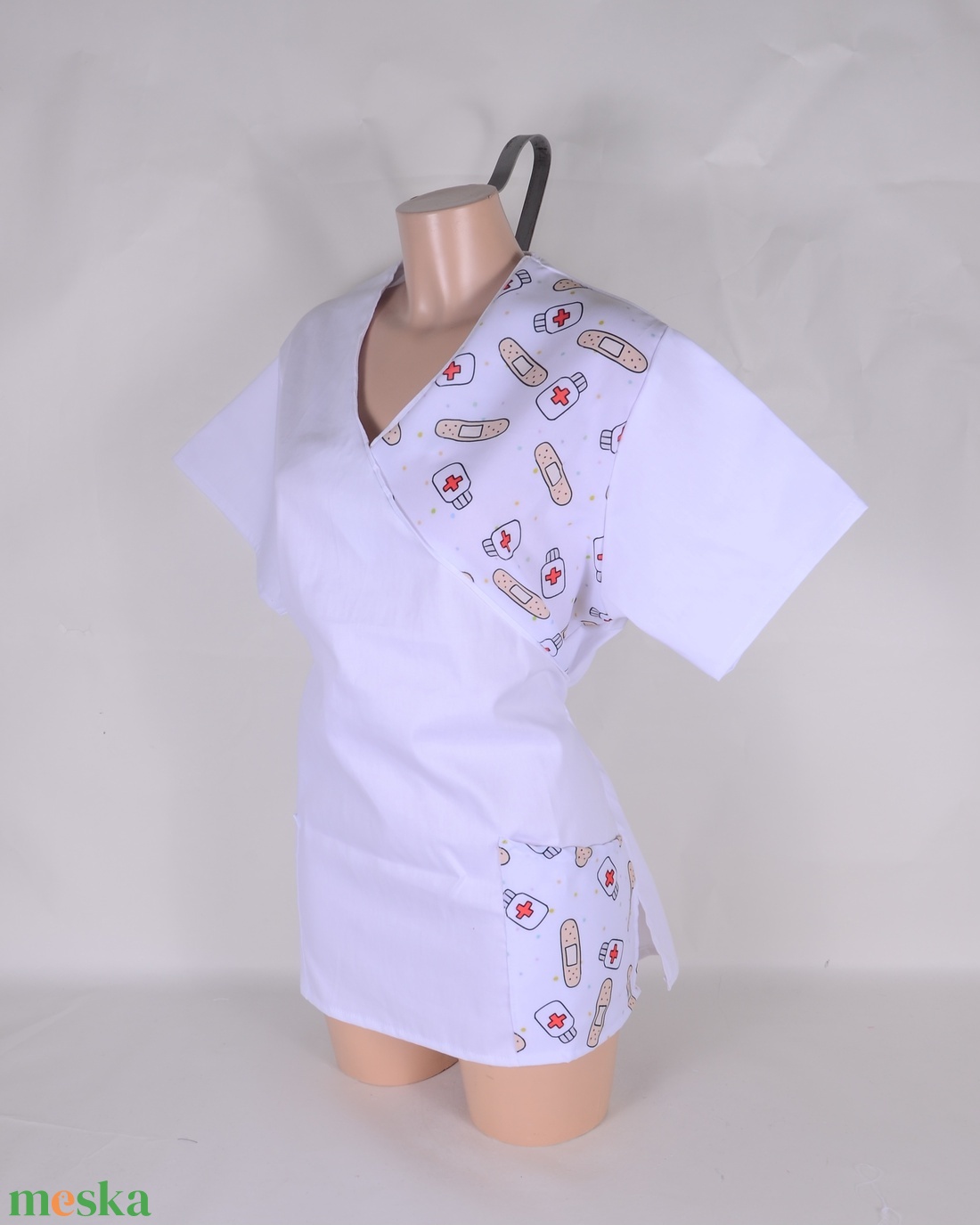 Sebtapasz tunika egészségügyi/óvónői/szépségipari munkaruha - ruha & divat - munkaruha - Meska.hu