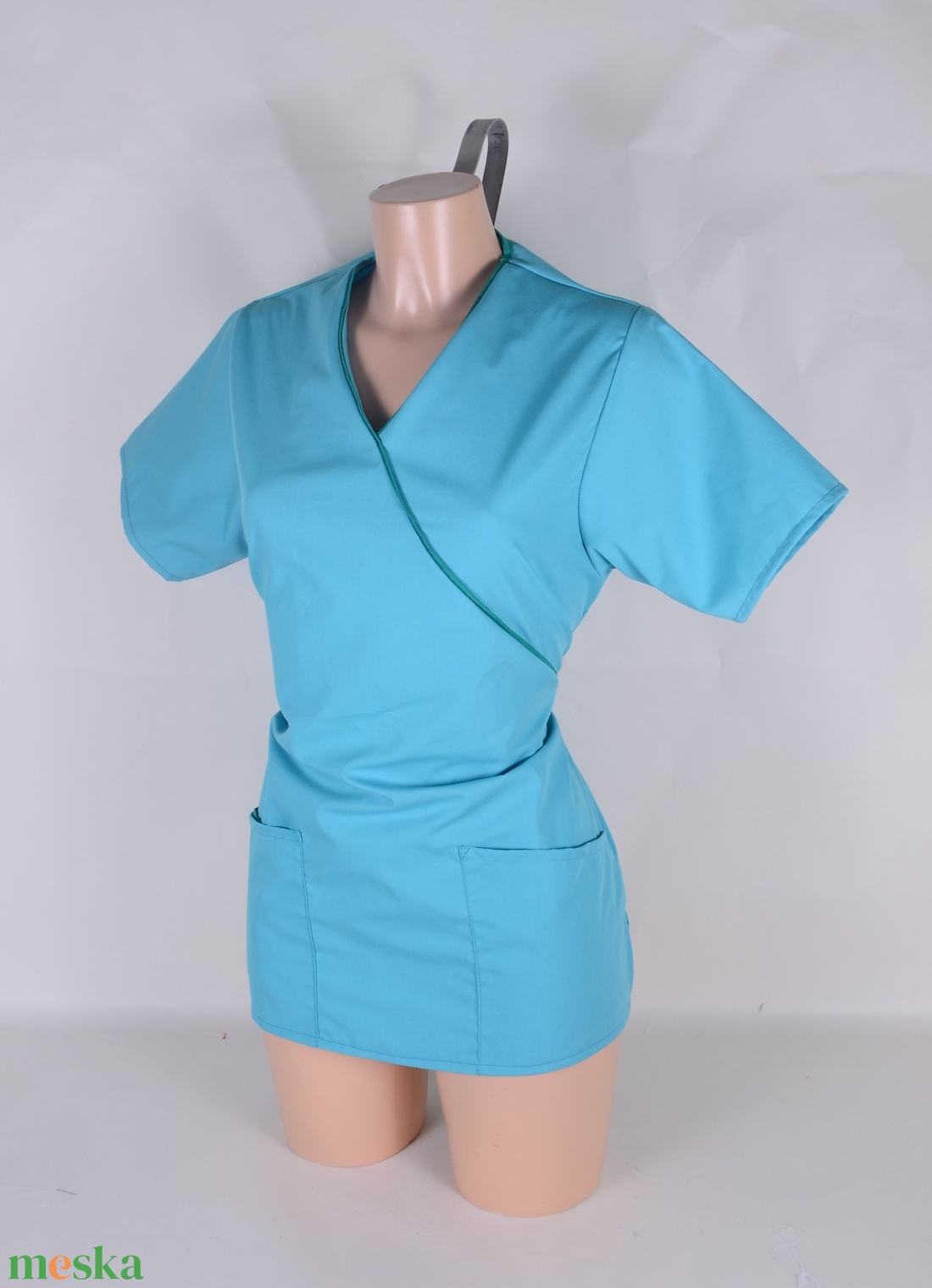 Óceán tenger paszpollal tunika egészségügyi/óvónői/szépségipari munkaruha - ruha & divat - munkaruha - Meska.hu