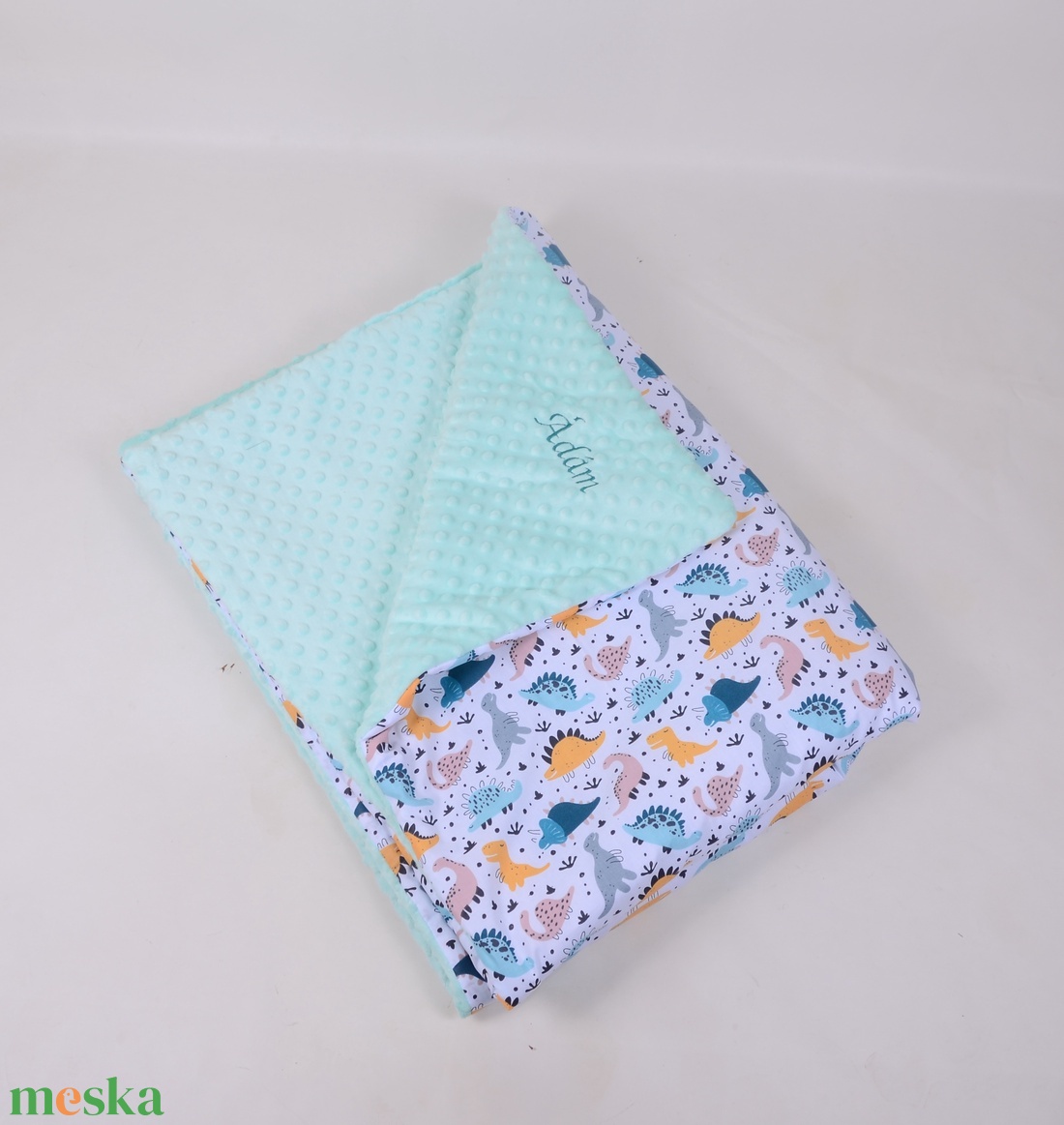 Dínó Ágynemű babának vagy oviba - baba - mama - baba ágynemű - babatakaró, gyerek pléd - Meska.hu