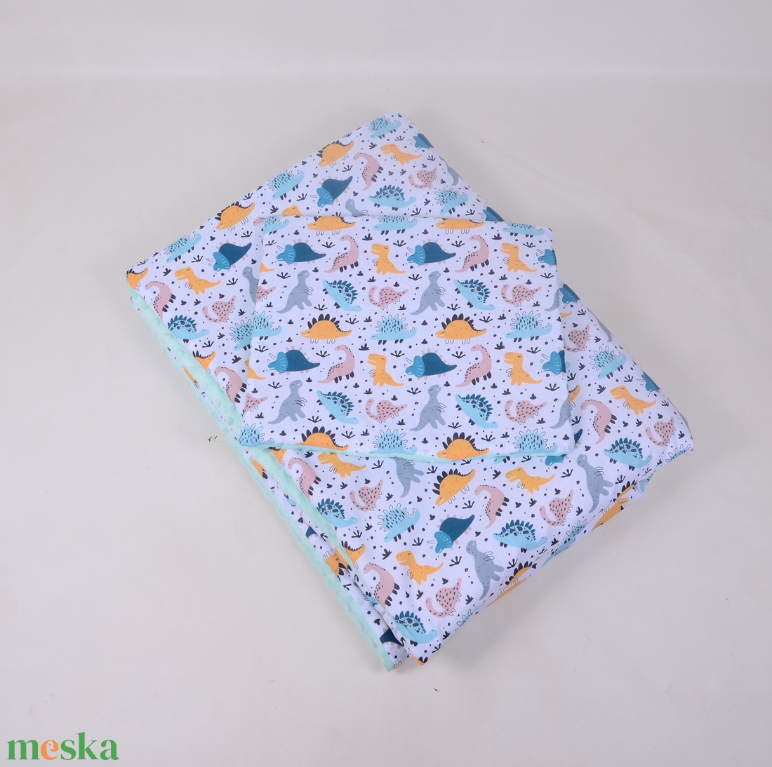 Dínó Ágynemű babának vagy oviba - baba - mama - baba ágynemű - babatakaró, gyerek pléd - Meska.hu