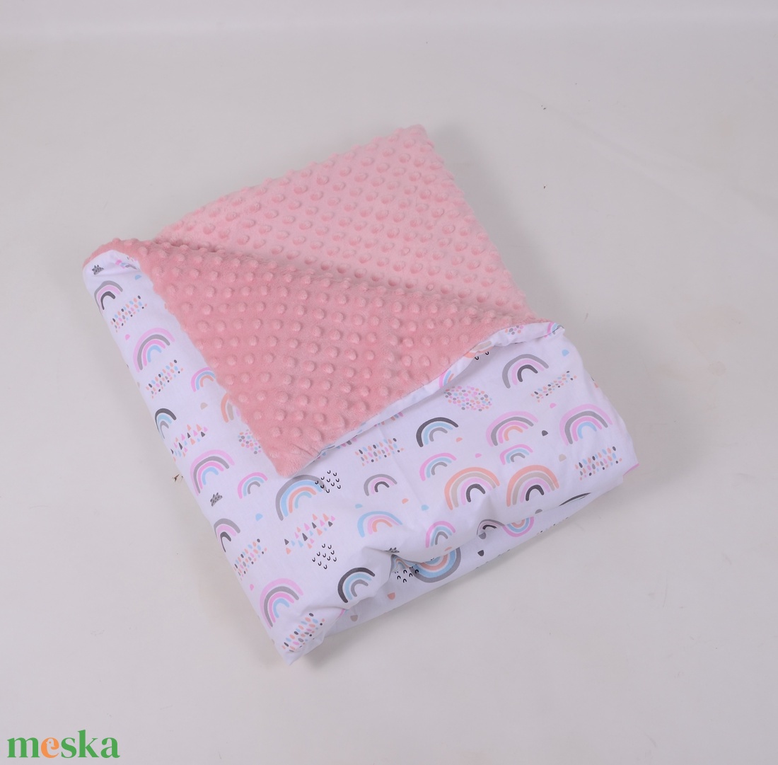 Szivárvány Ágynemű babának vagy oviba - baba - mama - baba ágynemű - babatakaró, gyerek pléd - Meska.hu