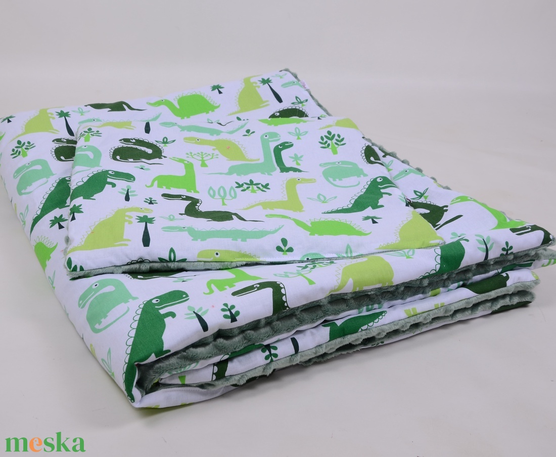 Dínó Ágynemű ovis  - játék & sport - ovis felszerelés - ovis ágynemű - Meska.hu