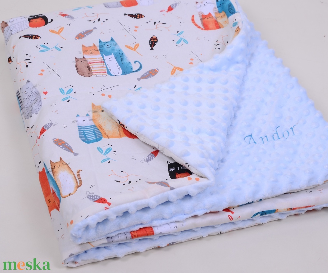 Cica Ágynemű babának vagy oviba - baba - mama - baba ágynemű - babatakaró, gyerek pléd - Meska.hu