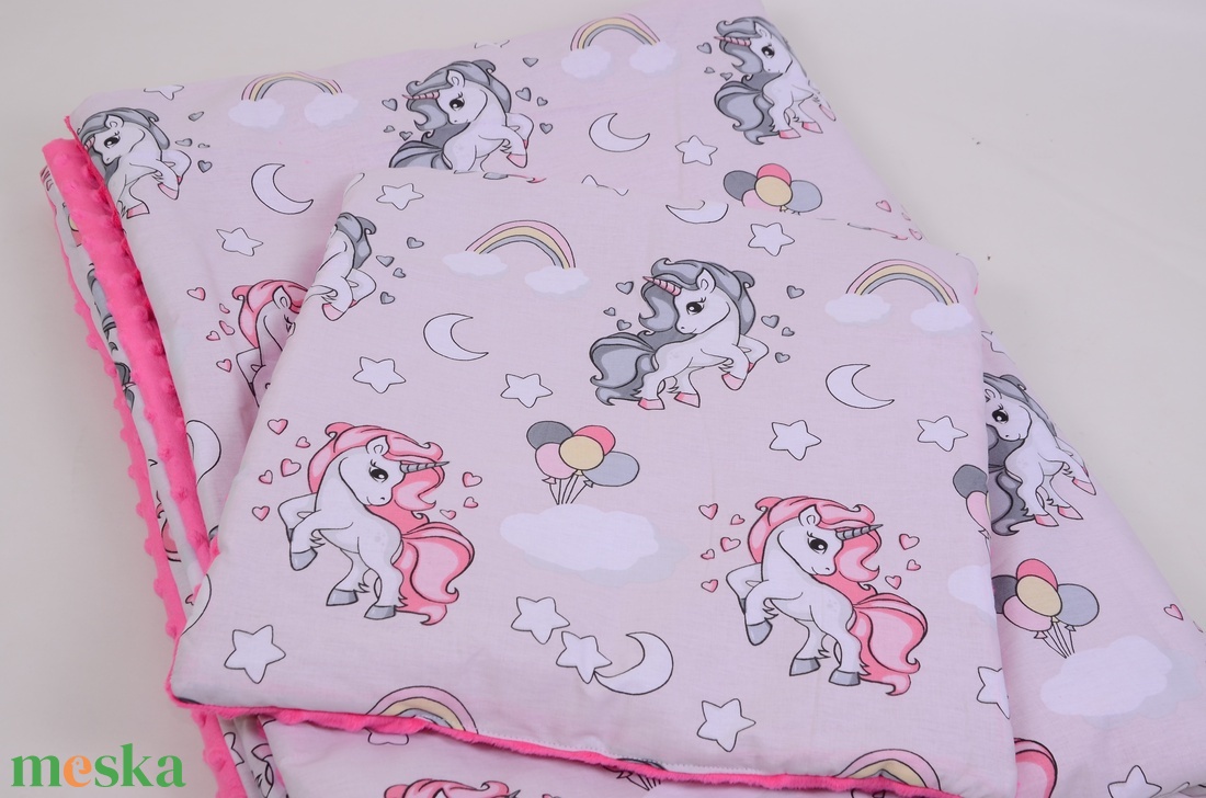 Unikornis Ágynemű babának vagy oviba - baba - mama - baba ágynemű - babatakaró, gyerek pléd - Meska.hu