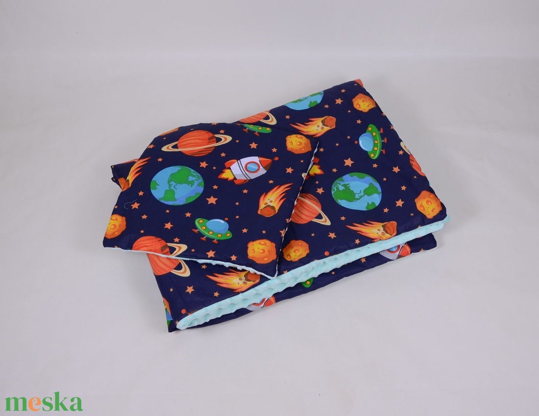 Űrhajós Ágynemű babának vagy oviba - baba - mama - baba ágynemű - babatakaró, gyerek pléd - Meska.hu