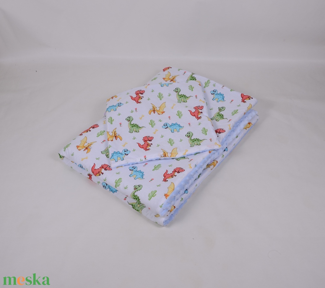 Dínó Ágynemű babának vagy oviba - baba - mama - baba ágynemű - babatakaró, gyerek pléd - Meska.hu