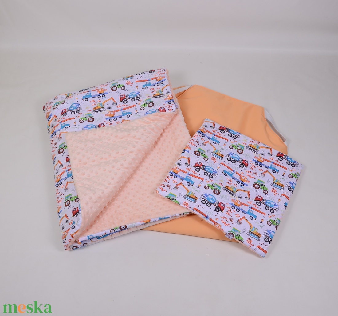 Munkagépek Ágynemű babának vagy oviba - baba - mama - baba ágynemű - babatakaró, gyerek pléd - Meska.hu