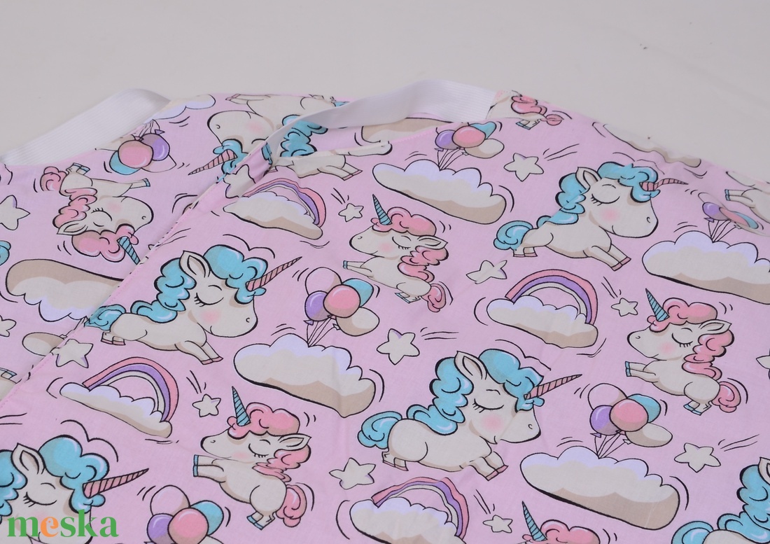 Unikornis Mintás Bélelt ovis/bölcsi derékalj/ lepedő  - játék & sport - ovis felszerelés - ovis ágynemű - Meska.hu