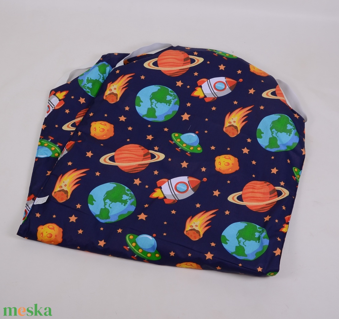 Űrhajó Mintás Bélelt ovis/bölcsi derékalj/ lepedő  - játék & sport - ovis felszerelés - ovis ágynemű - Meska.hu