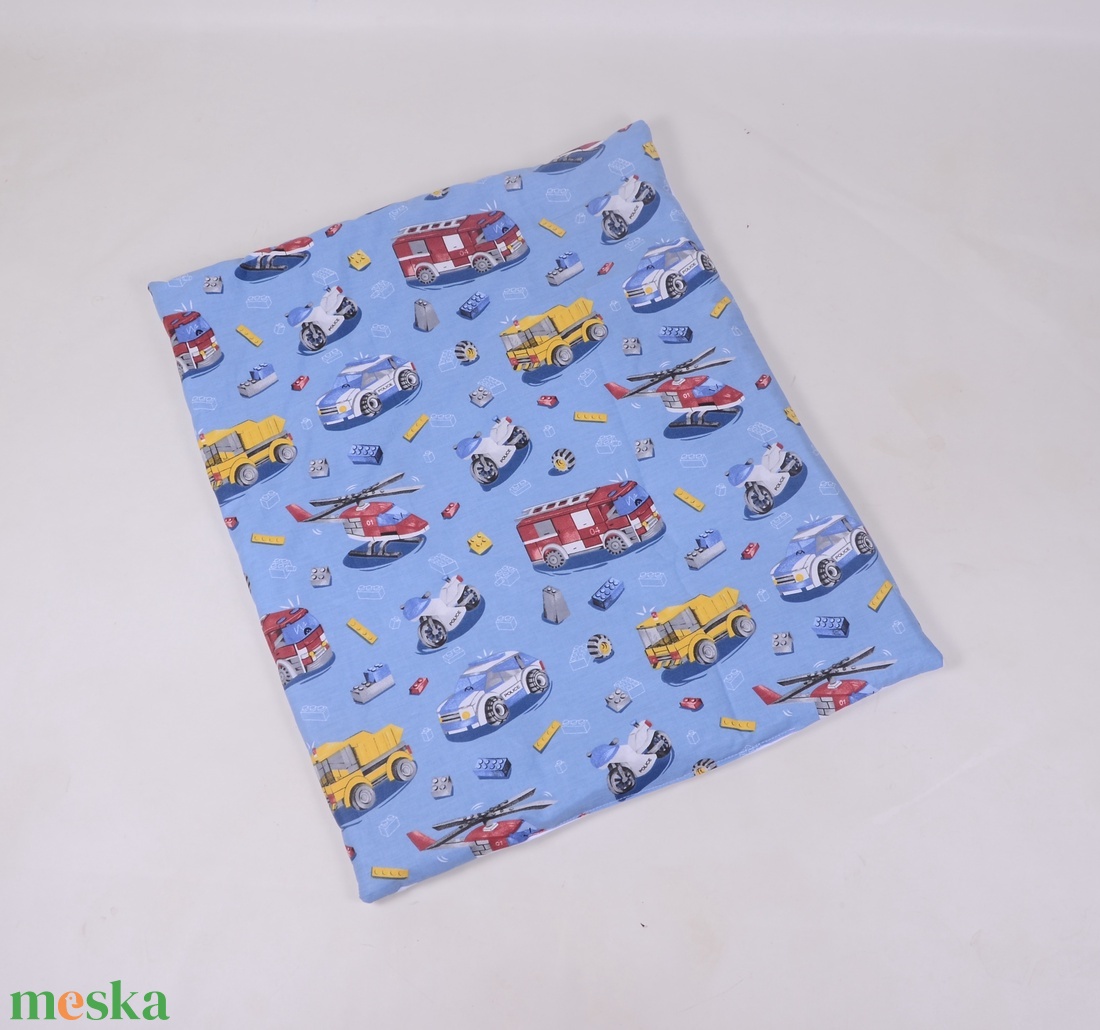 Legó járművek mintás pelenkázó alátét - baba - mama - pelenkázó, babafürdető kellékek - pelenkázó alátét - Meska.hu