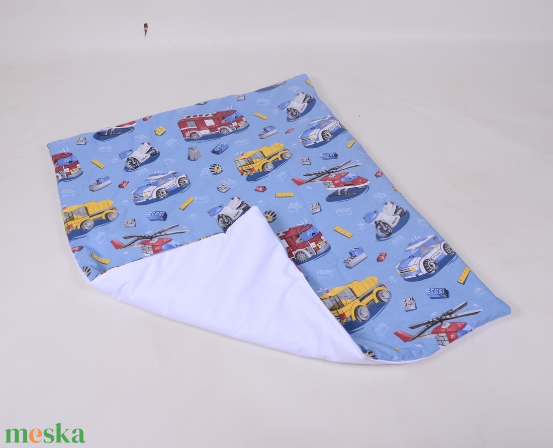 Legó járművek mintás pelenkázó alátét - baba - mama - pelenkázó, babafürdető kellékek - pelenkázó alátét - Meska.hu