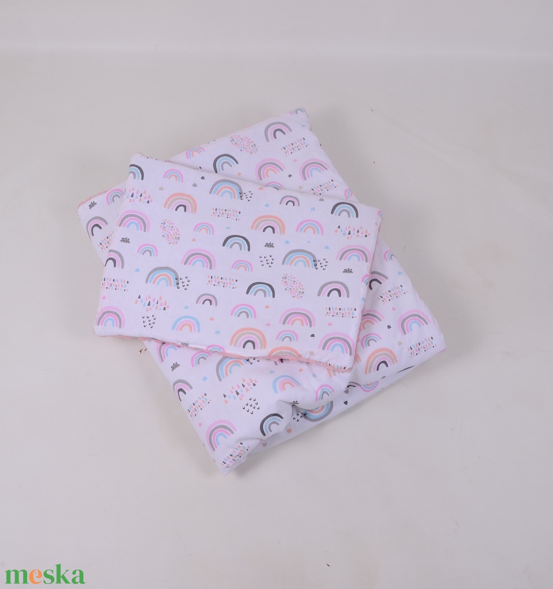 Szivárvány Ágynemű babának vagy oviba - baba - mama - baba ágynemű - babatakaró, gyerek pléd - Meska.hu