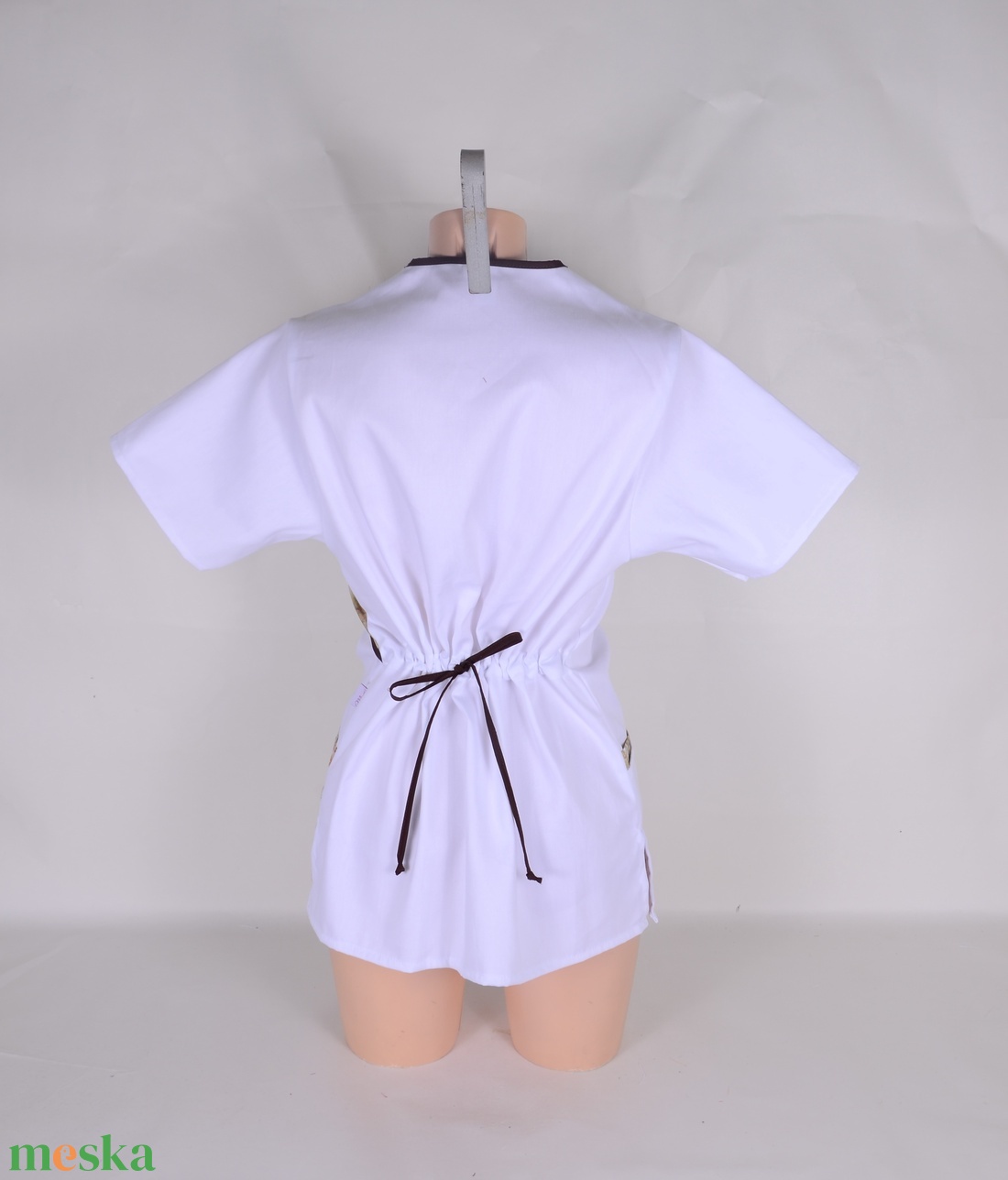 S medve mintás tunika egészségügyi/óvónői/szépségipari munkaruha - ruha & divat - munkaruha - Meska.hu