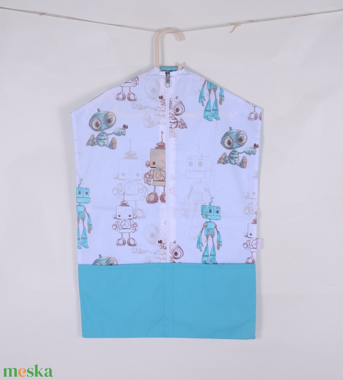 Robot ovis ruhazsák  - játék & sport - ovis felszerelés - ovis zsák - Meska.hu