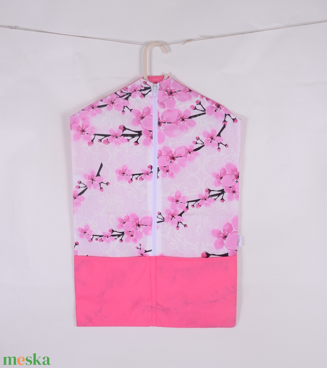 Cseresznyevirág pink Oviszsák  - játék & sport - ovis felszerelés - ovis zsák - Meska.hu
