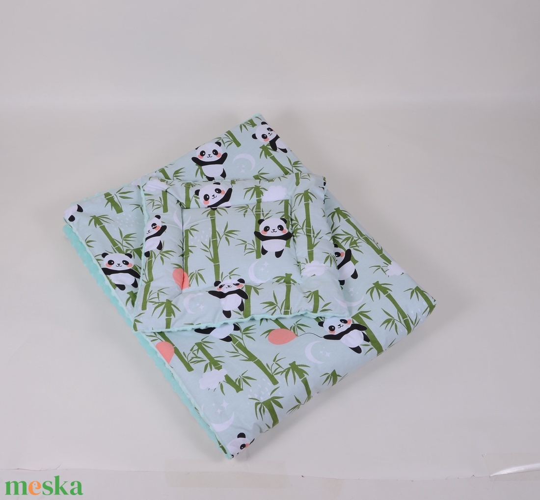 Panda Ágynemű ovis  - játék & sport - ovis felszerelés - ovis ágynemű - Meska.hu