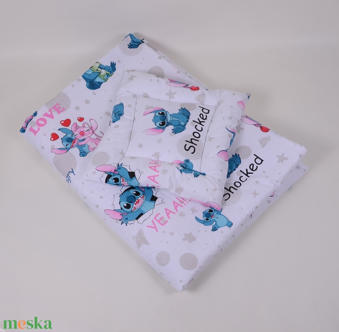 Stitch Ágynemű ovis  - játék & sport - ovis felszerelés - ovis ágynemű - Meska.hu