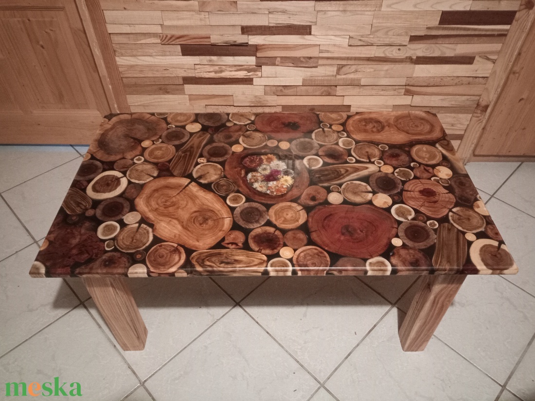 Epoxy epoxi asztal dohányzóasztal - otthon & életmód - bútor - asztal - Meska.hu