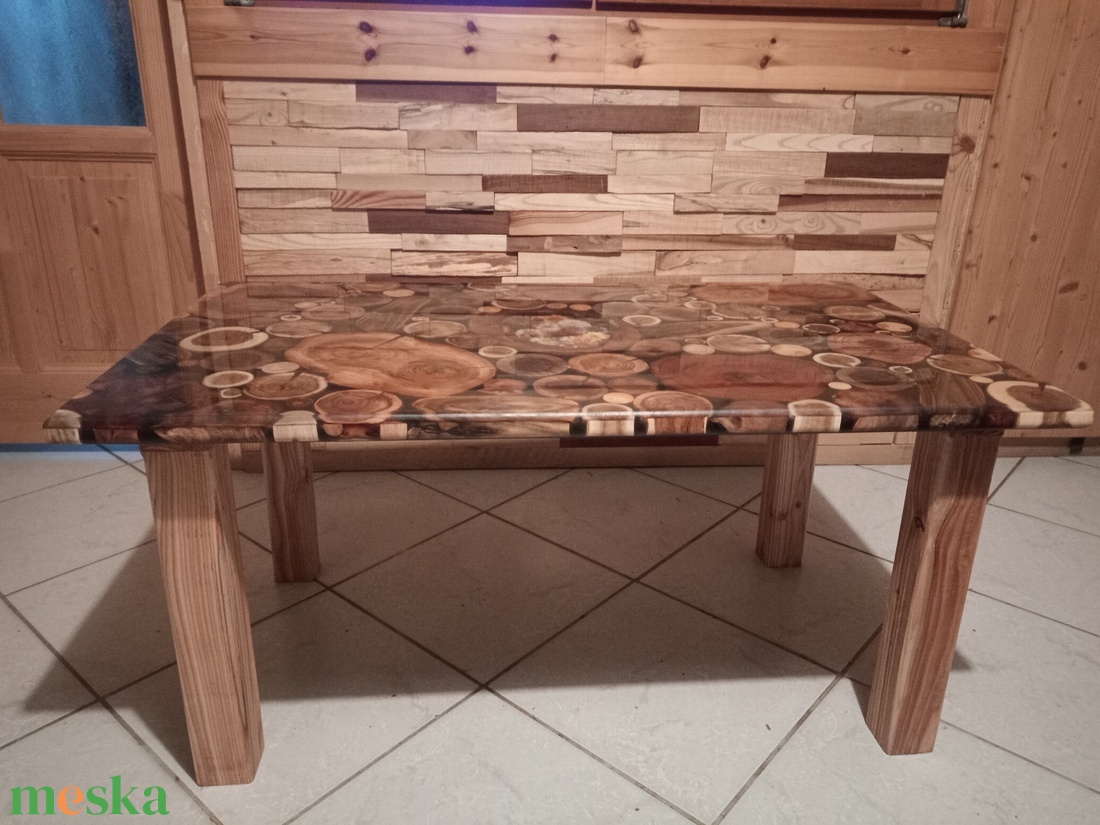 Epoxy epoxi asztal dohányzóasztal - otthon & életmód - bútor - asztal - Meska.hu