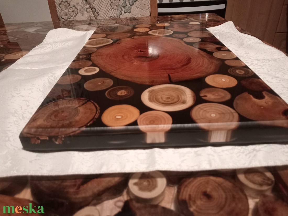 Epoxy epoxi tálaló vágódeszka egyedi  - otthon & életmód - konyhafelszerelés, tálalás - sütés, főzés - vágódeszka - Meska.hu