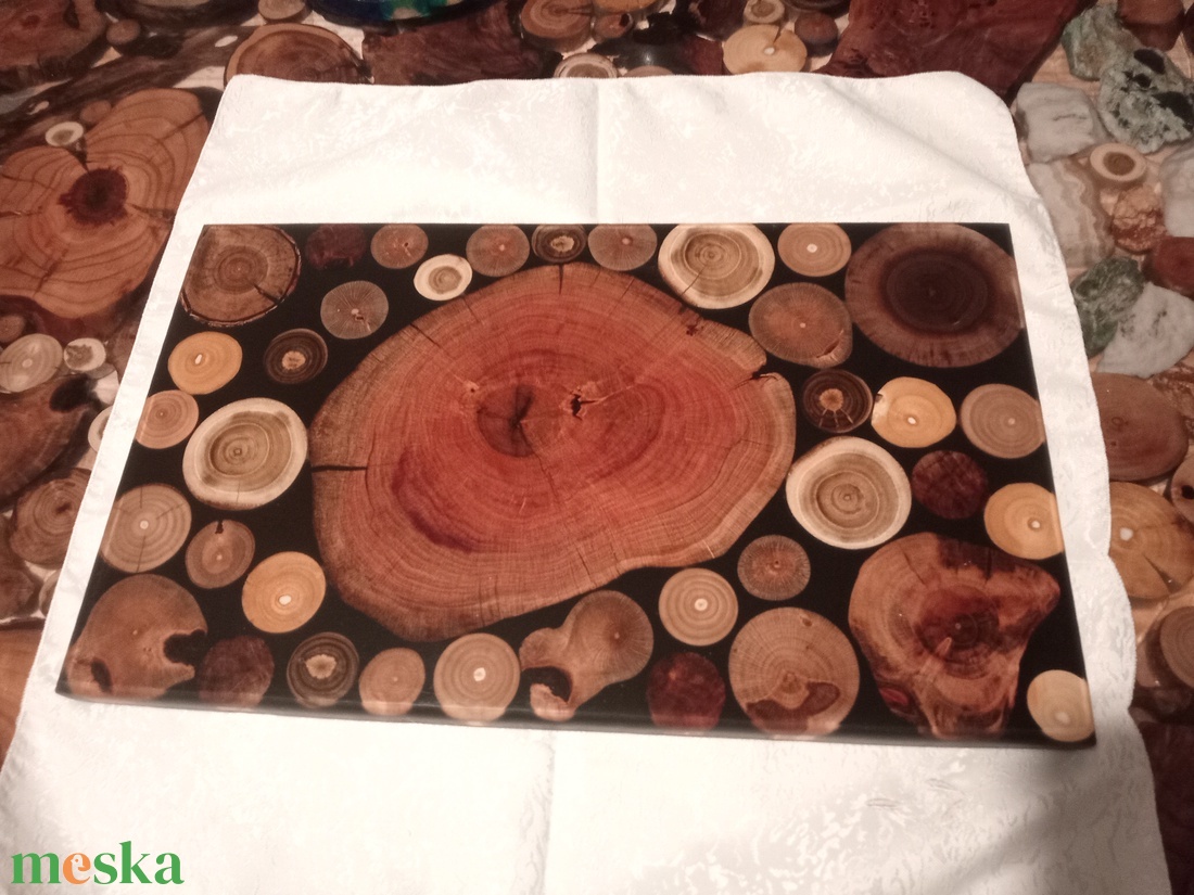 Epoxy epoxi tálaló vágódeszka egyedi  - otthon & életmód - konyhafelszerelés, tálalás - sütés, főzés - vágódeszka - Meska.hu